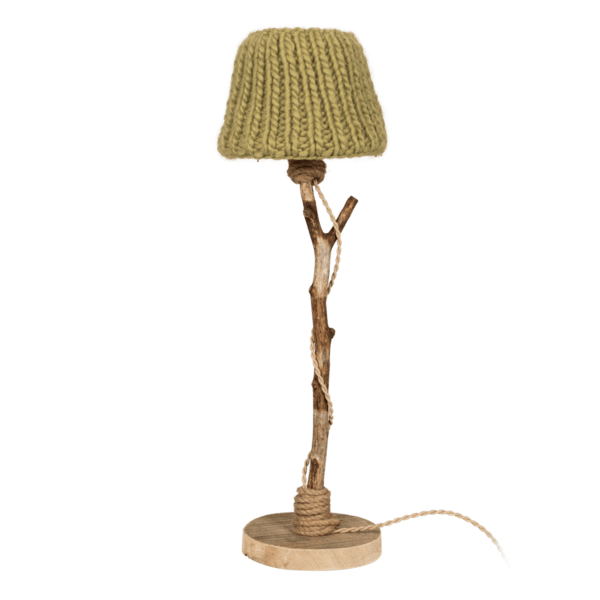 houten tafellamp